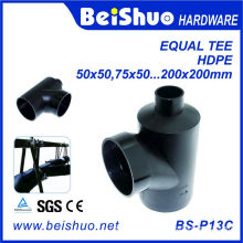 HDPE Pipe Fittings Equal Tee